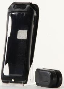 Borsa in pelle Soryt Mitel/Aastra 620d/622d, clip girevole