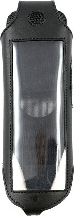 Custodia in pelle Soryt Unify OpenScape DECT S5, clip in acciaio