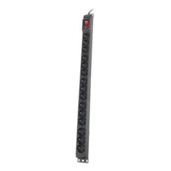 Armac Multi M15 | Presa multipla | sistema anti-sovratensione, 15 prese, cavo 1.5m, nero