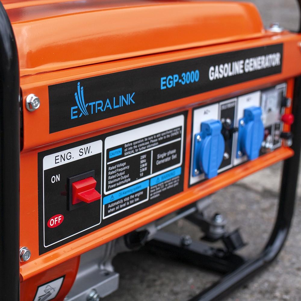 Extralink EGP-3000 Generatore di corrente benzina 3kW 1F