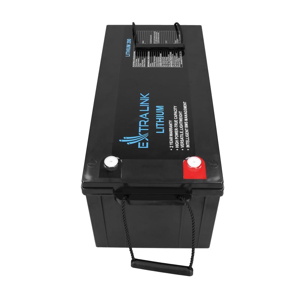 Extralink LiFePO4 200AH | Accumulatore Batteria | 12.8V, BMS