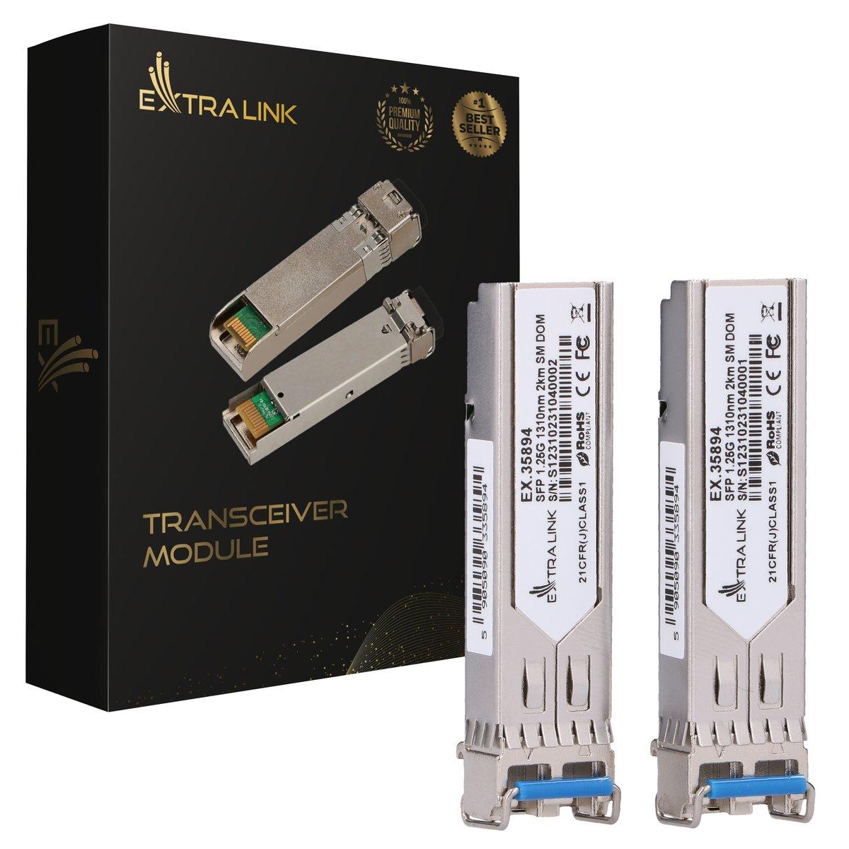 Extralink SFP 1.25G 2-pack...