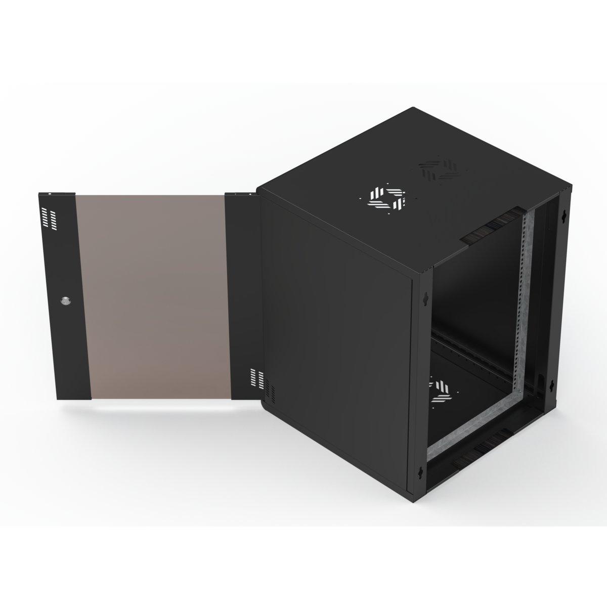 Extralink Premium 15U 600x600 Nero Armadio per montaggio su rack Montaggio senza attrezzi montaggio a parete
