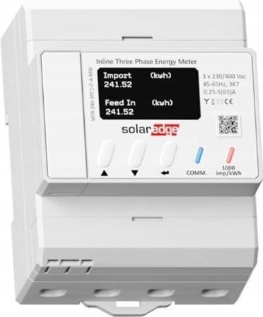 Contatore di energia SolarEdge con supporto per comunicazione Energy Net 1PH/3PH 230/400V 65A