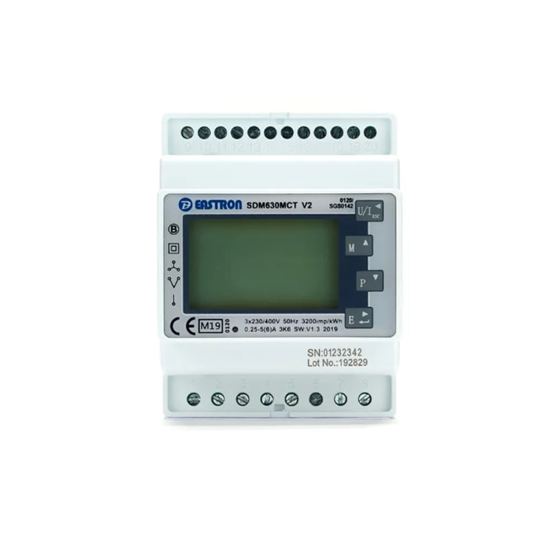 Contatore di energia trifase Eastron SDM630-MCT per inverter Solplanet