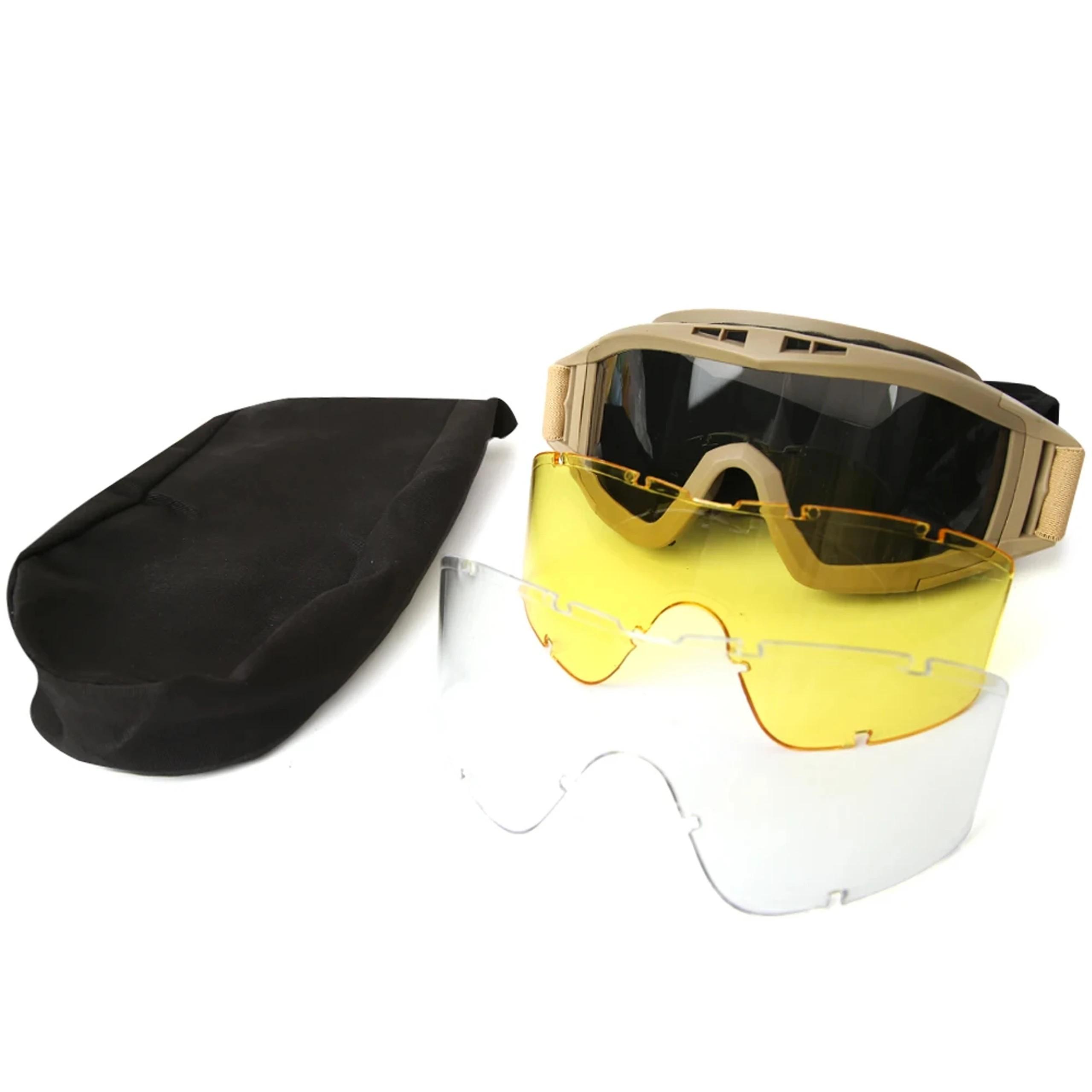 EXTRALINK MILITARY OKULARY TAKTYCZNE GOGLE WOJSKOWE OCHRONNE ASG STRZELECKIE AIRSOFT MIL-678