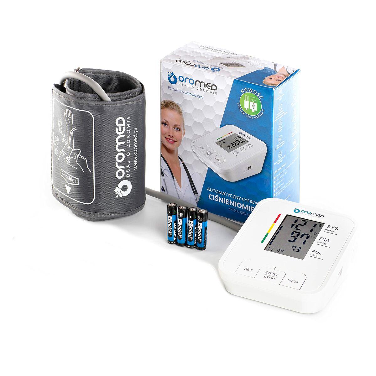 Sfigmomanometro elettronico da braccio Oromed ORO-N4 Alimentatore classico