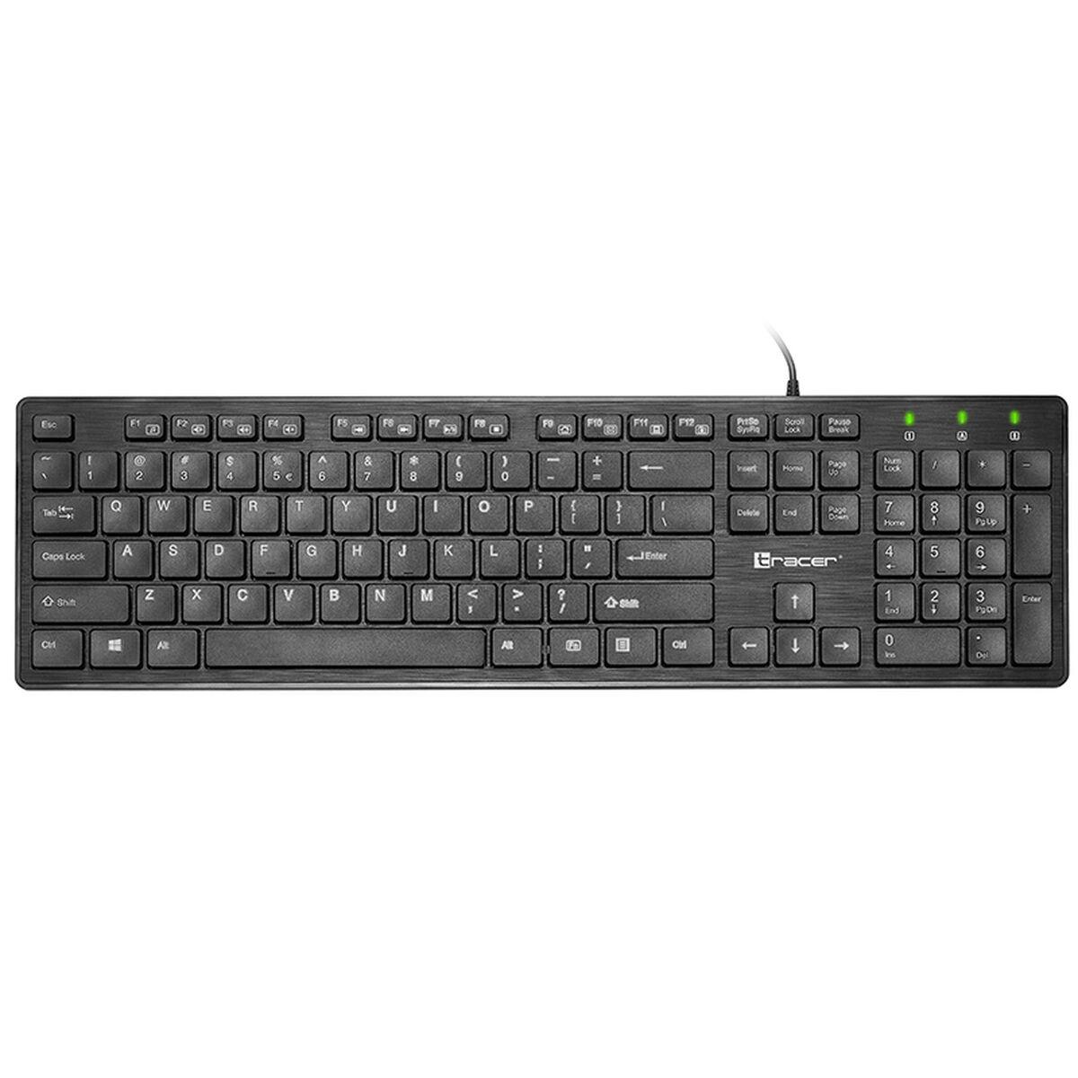 Tastiera Tracer TRAKLA45922 Nero Monocromatica