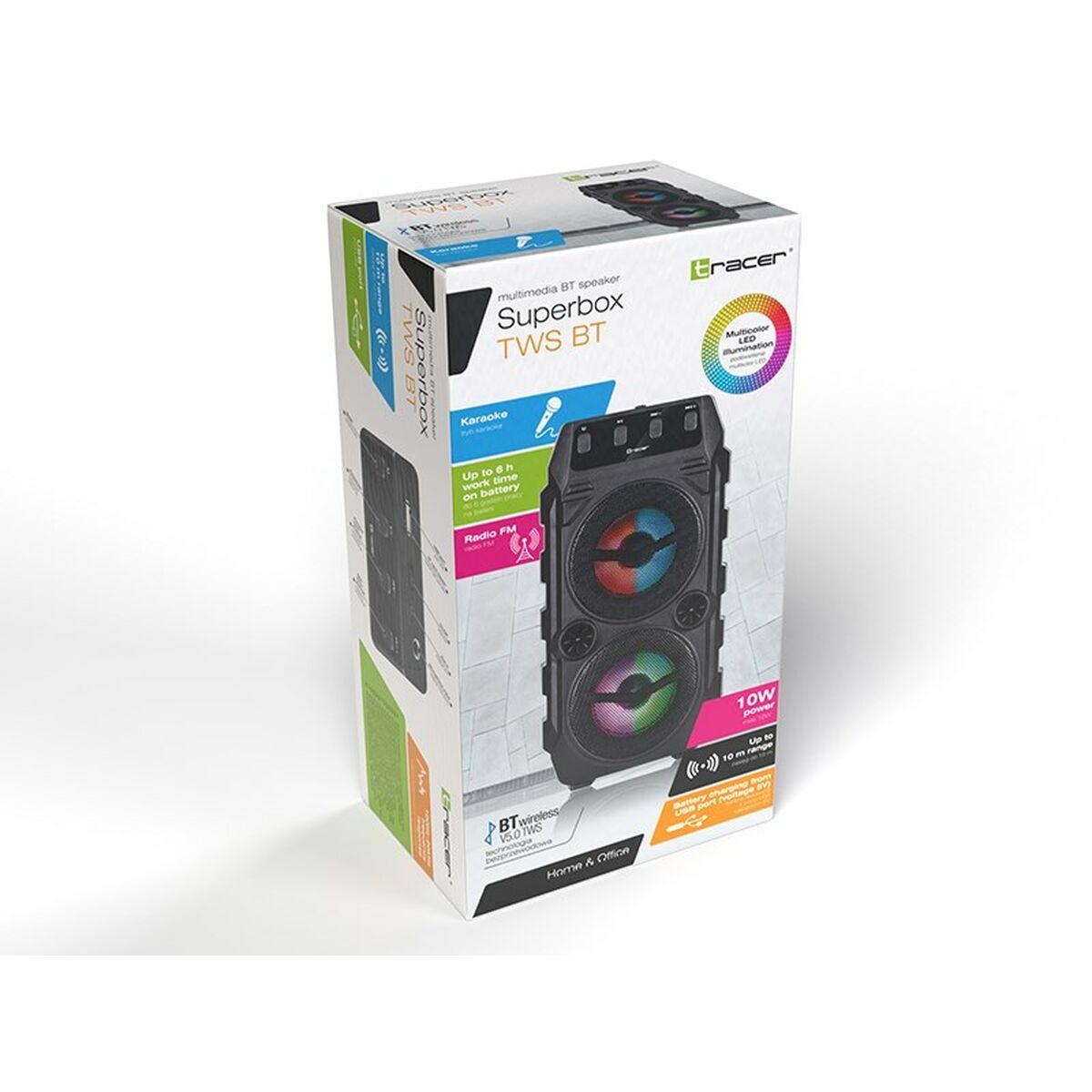 Tracer portatile Bluetooth Altoparlante TRAGLO46612 Nero