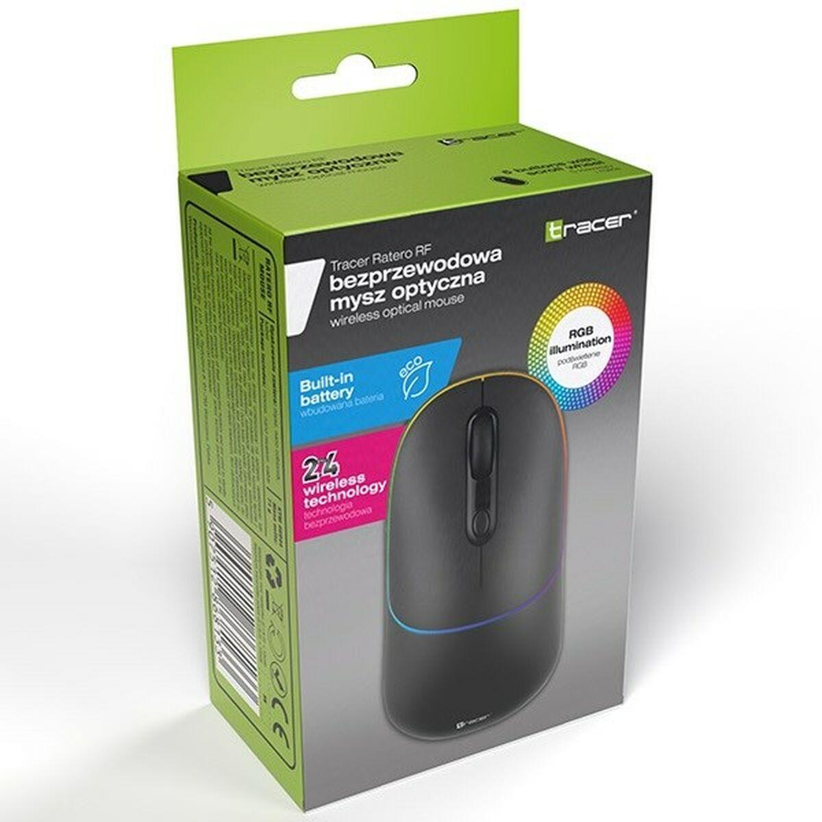 Mouse Tracer RATERO Nero