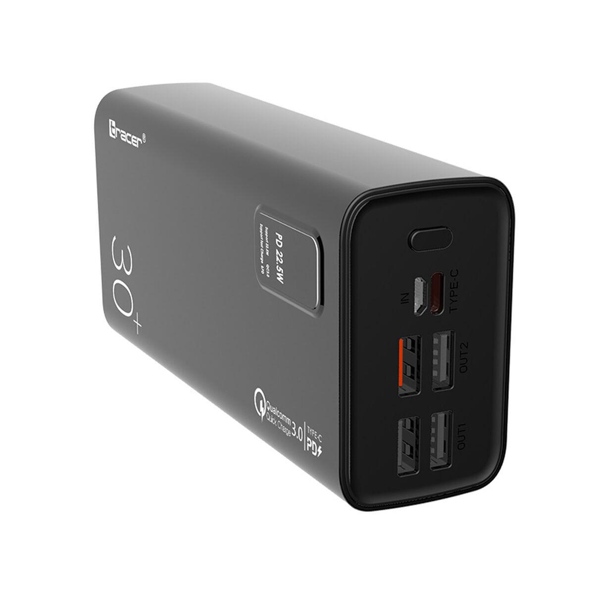 Powerbank Tracer MODI Nero 18 W 30000 mAh