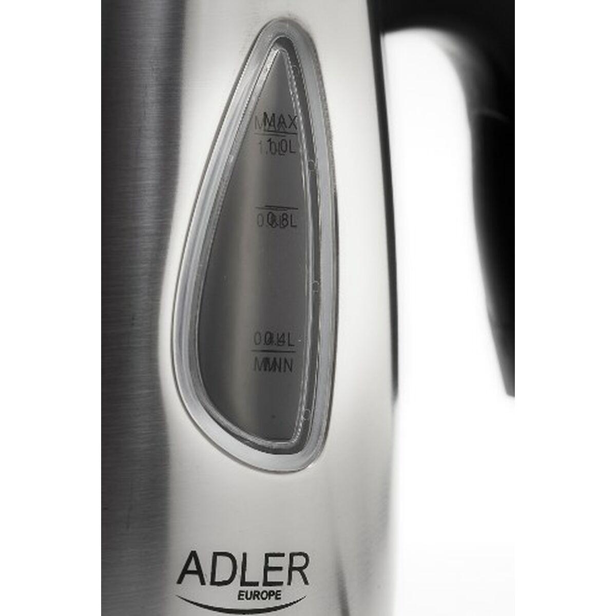 Bollitore Adler AD 1203 Argentato Acciaio inossidabile 1630 W 1 L