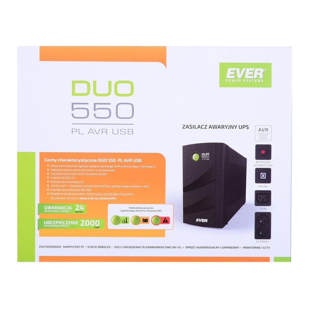 Gruppo di ContinuitÃƒÂ  Interattivo UPS Ever T/DAVRTO-000K55/01 330 W
