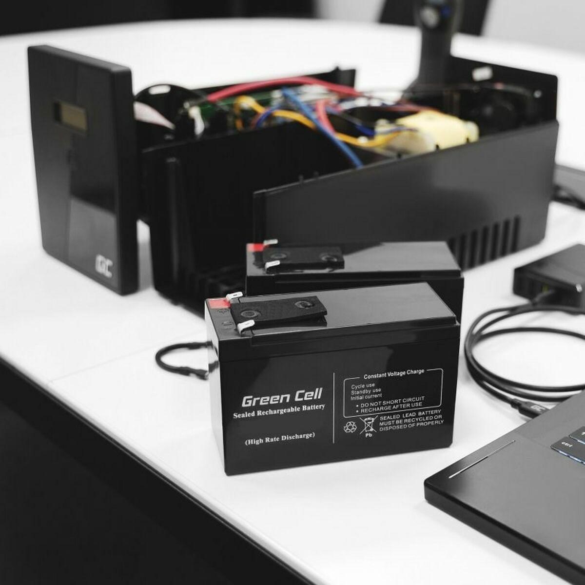 Batteria Green Cell AGM VRLA 12V 8Ah senza manutenzione per sistema di allarme registratore di cassa giocattoli