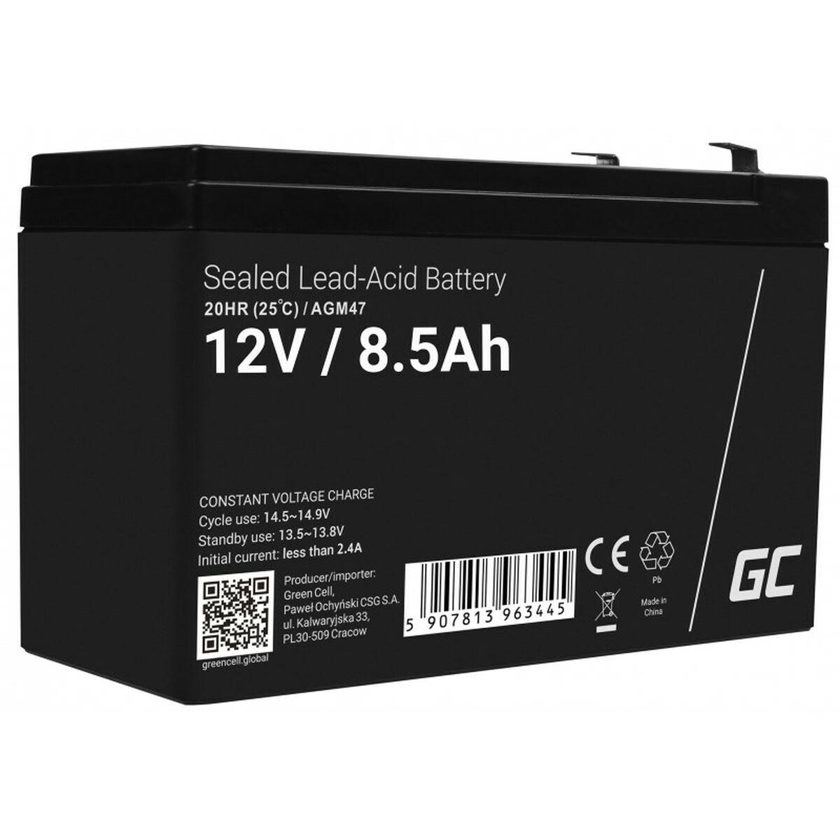 Batteria Green Cell AGM VRLA 12V 85Ah senza manutenzione per sistema di allarme registratore di cassa giocattoli