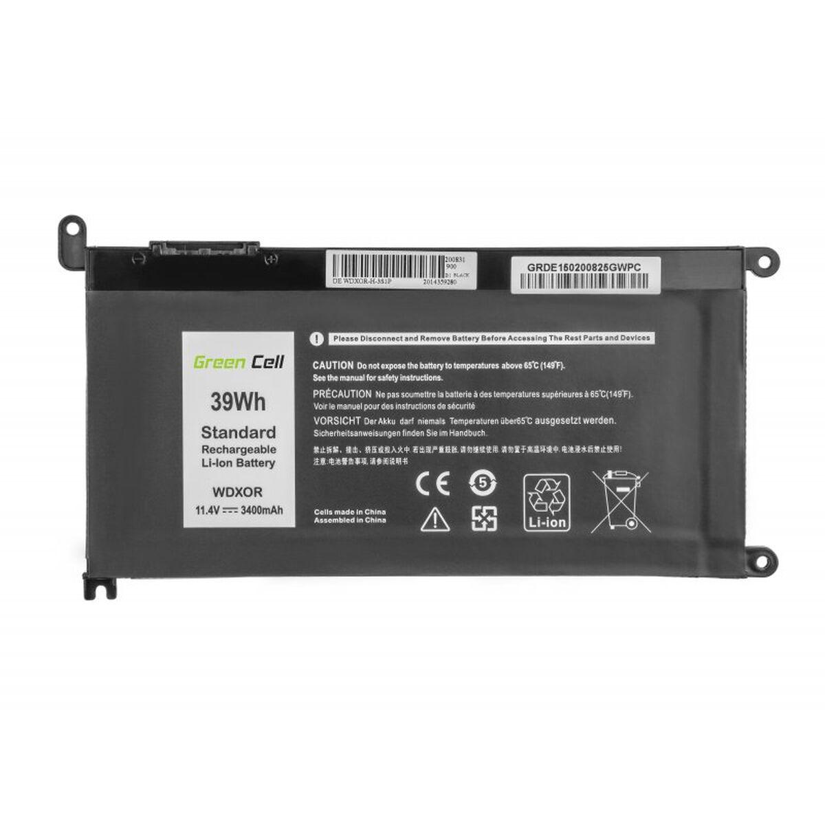 Green Cell DE150 ricambio per notebook Batteria (Green Cell Battery for Dell Inspiron 13 5368 etc. 3400mAh, 11.4V)