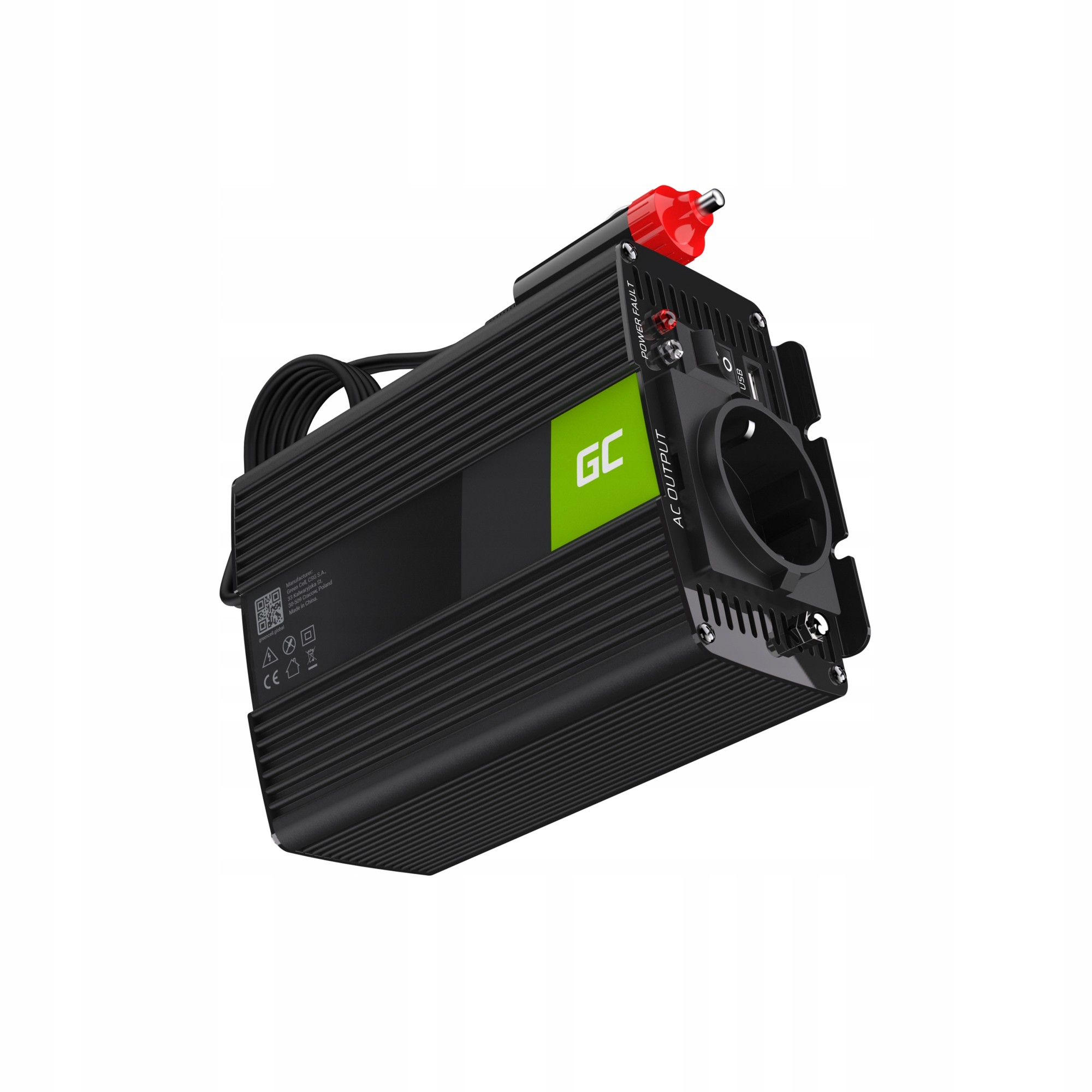 Green Cell Power Inverter da 12V a 230V 150W/300W Onda sinusoidale pura