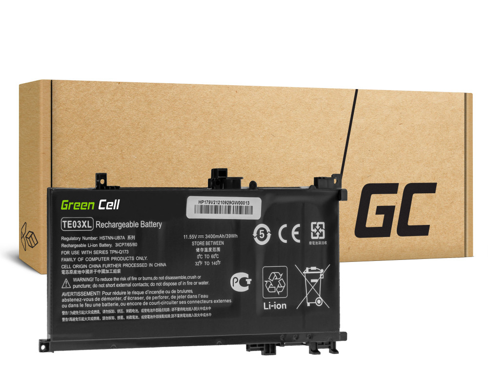 Batteria portatile TE03XL per HP Omen 15-AX HP Pavilion 15-BC402NW - 11,55 V - 33 Wh