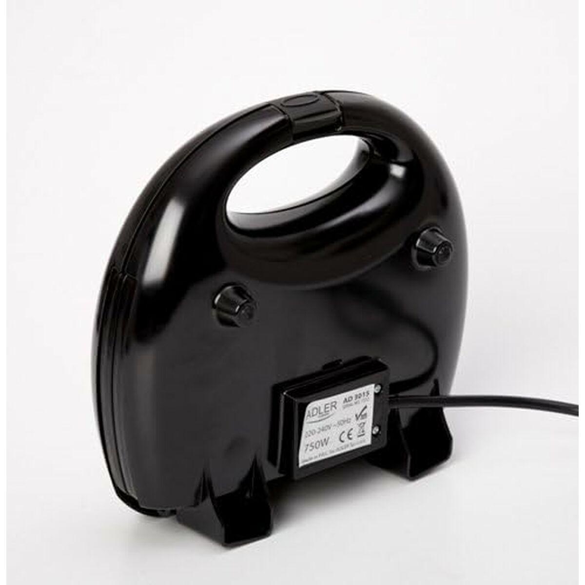 Piastra Grill Elettrica Adler AD 3015 Nero Multicolor Argentato 750 W