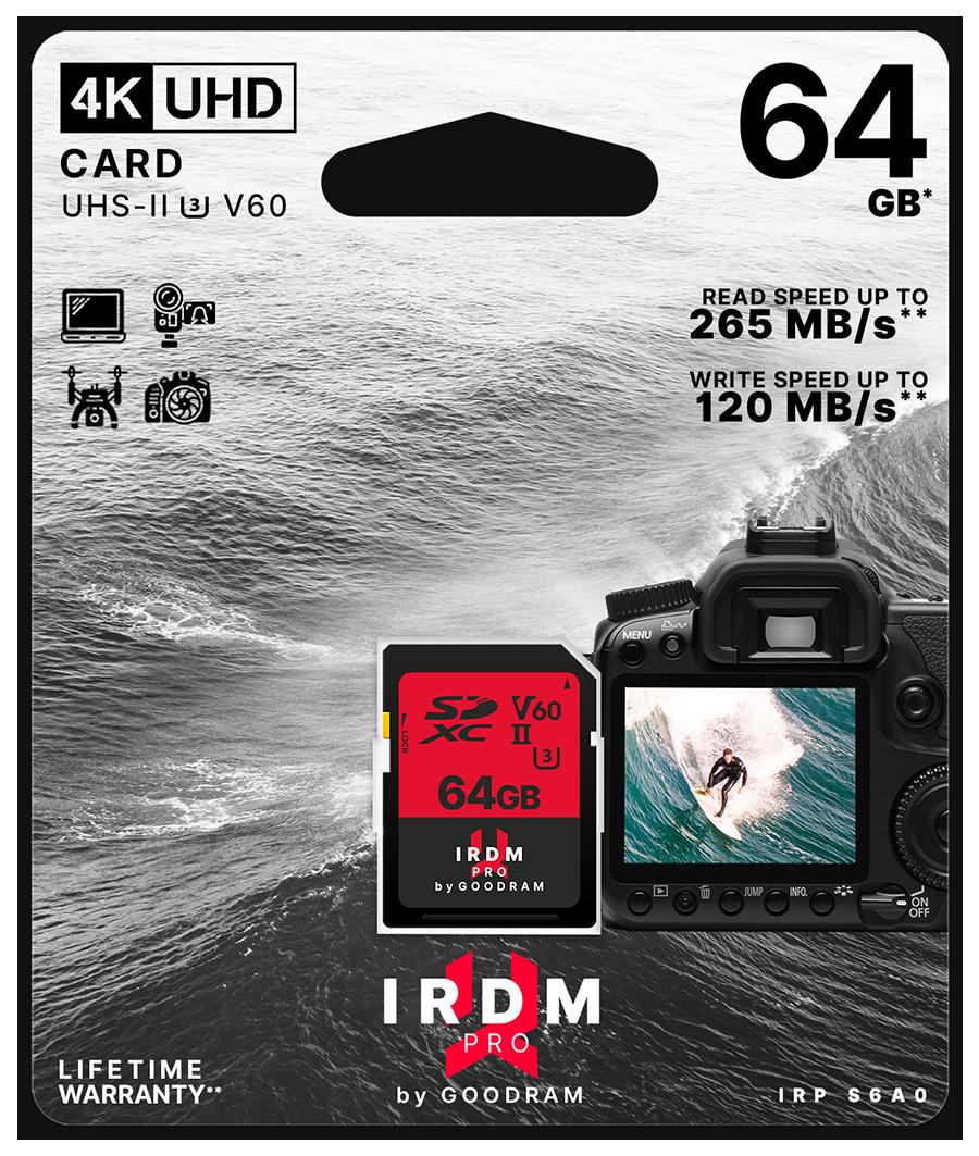 Scheda SD 64GB UHS II V60...