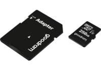 microSD 256GB CARD class 10 UHS I adapter - retail blister