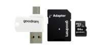 microSD 64GB CARD class 10 adpter card reader - blister