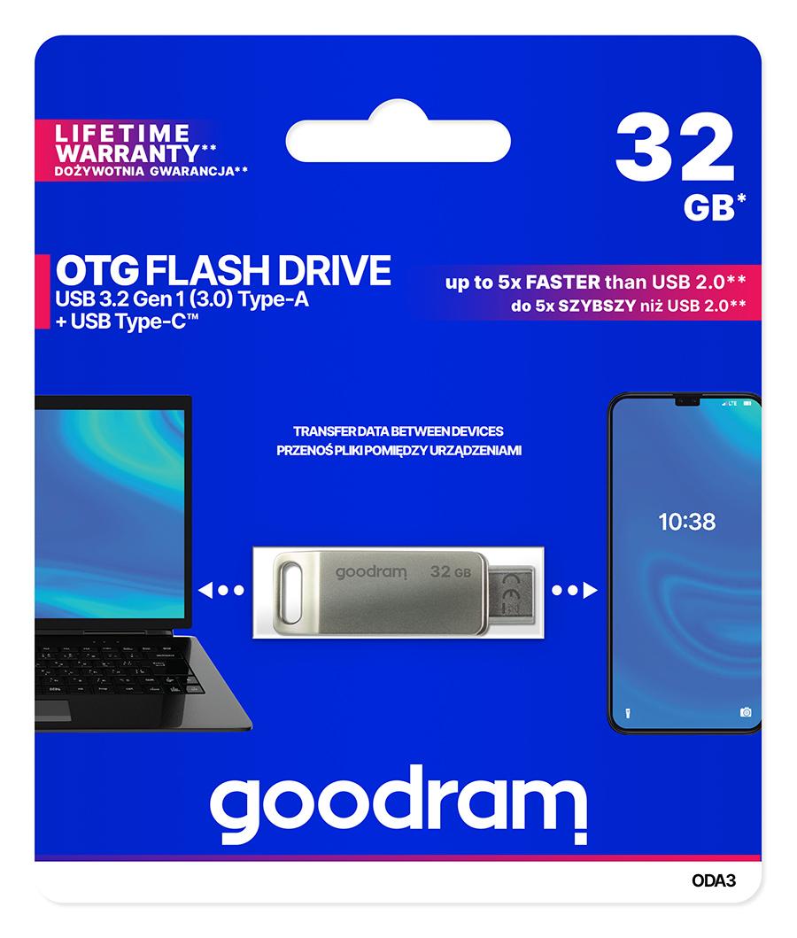 GoodRAM DUALDRIVE OTG 32GB...