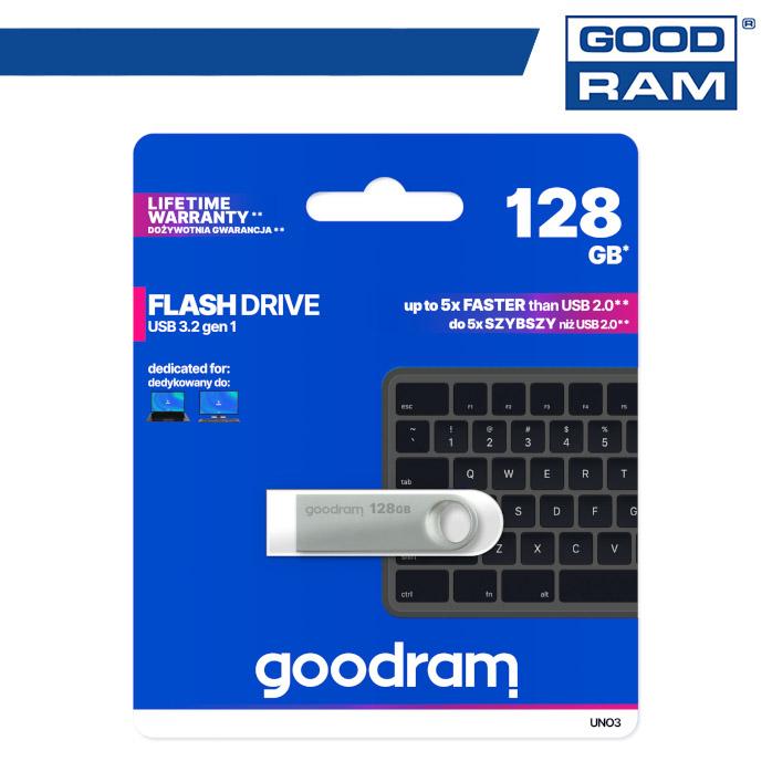 Pendrive GoodRAM 128GB UNO3...