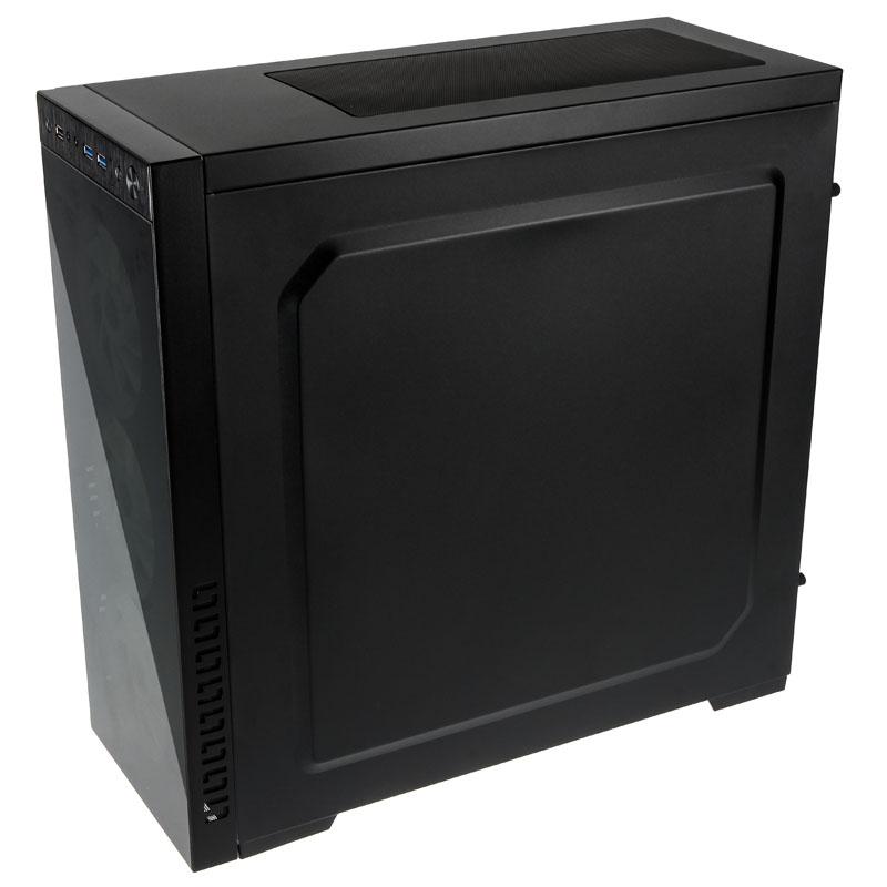 Kolink Horizon Cubierta para PC Midi Tower Nero (Kolink Horizon Midi Tower RGB Gaming Case - Black Tempered Glass)