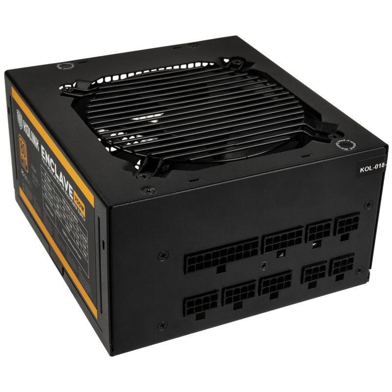 Kolink Enclave alimentatore per computer 700 W 20+4 pin ATX ATX Nero (Kolink Enclave 700W 80 Plus Gold Modular Power Supply)