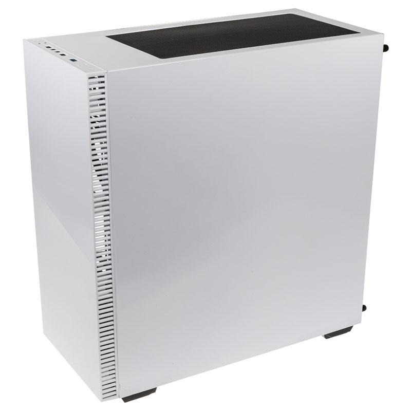 Kolink STRONGHOLD Midi Tower Bianco (Kolink Stronghold Midi Tower Gaming Case - White Tempered Glass Side Window)