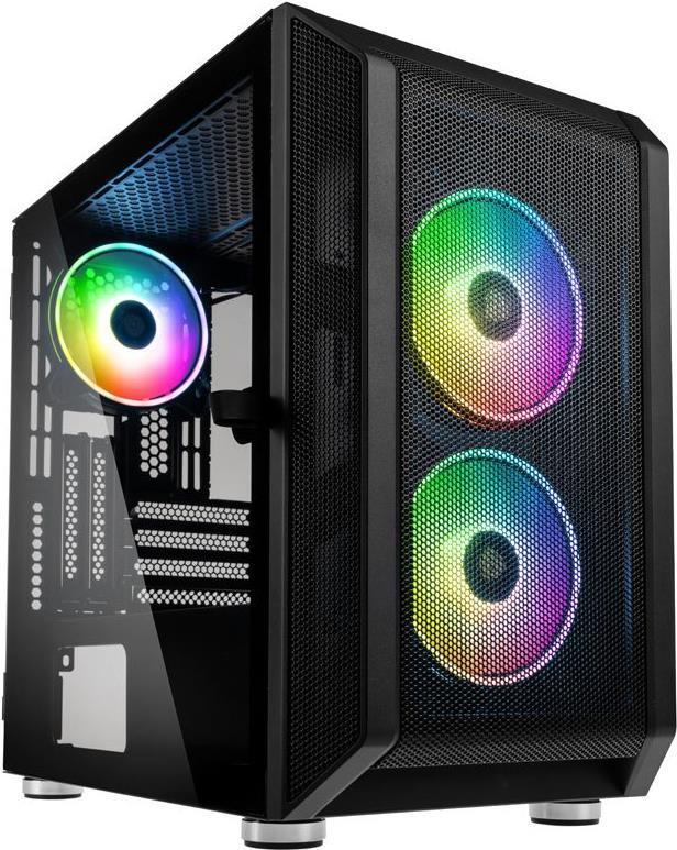Kolink Citadel Mesh - PC - Mesh - Plastica - Acciaio - Vetro temperato - Nero - micro ATX - Mini-ITX - 19 cm - 345 cm (CITADEL