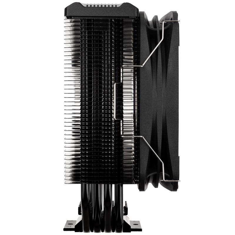 Kolink Umbra EX180 Black Edition Processore Raffreddatore ibrido 12 cm Nero (Kolink Umbra EX180 Black Edition CPU Cooler - 120m