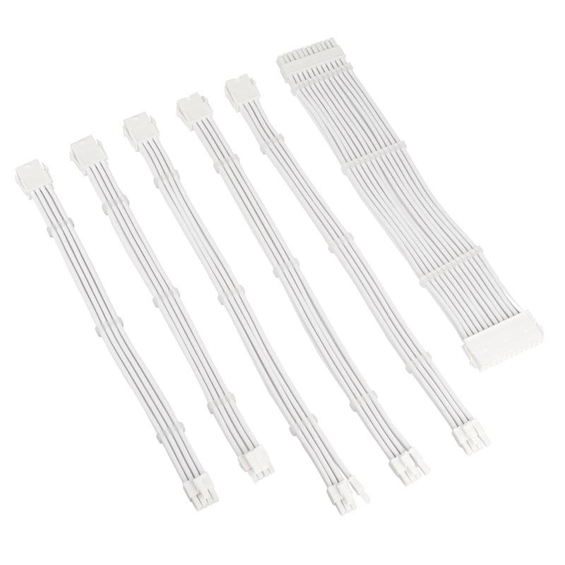 Kolink COREADEPT-EK-WHT cavo di alimentazione interno 035 m (Kolink Core Adept Braided Cable Extension Kit - Brilliant White)