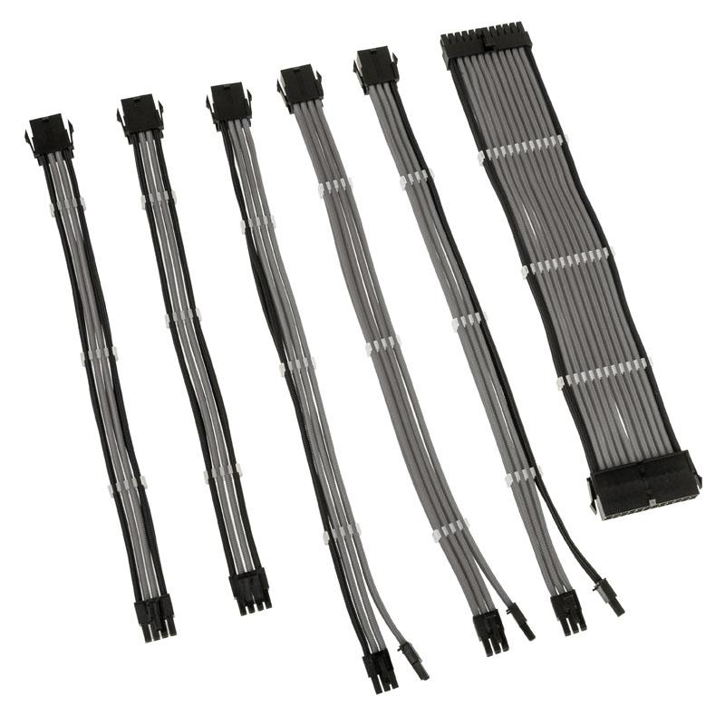 Kolink COREADEPT-EK-GRY cavo di alimentazione interno 035 m (Kolink Core Adept Braided Cable Extension Kit - Stone Grey)