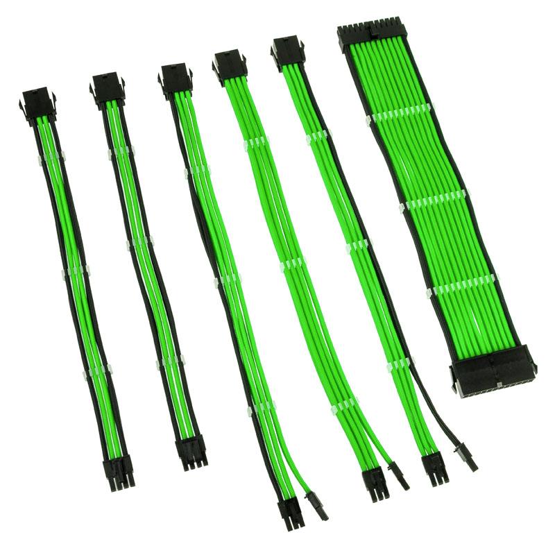 Kolink COREADEPT-EK-GRN cavo di alimentazione interno 035 m (Kolink Core Adept Braided Cable Extension Kit - Venom Green)