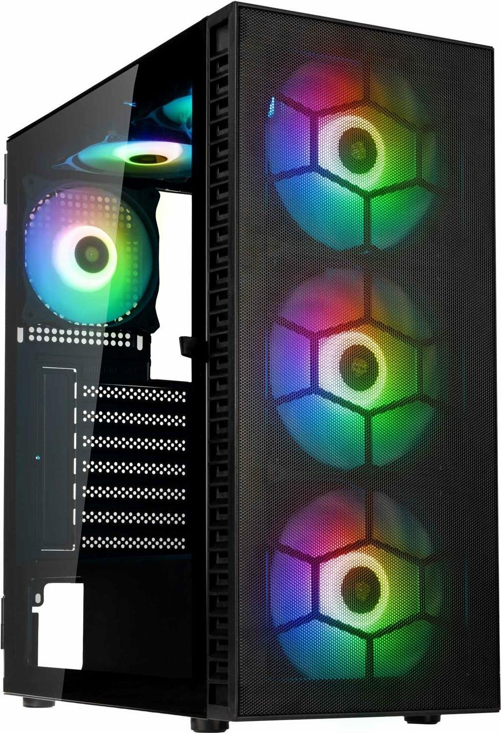 Kolink OBSERVATORY HF MB computer case Midi Tower Nero (Kolink Observatory HF Mesh ARGB Midi Tower Case - Black)