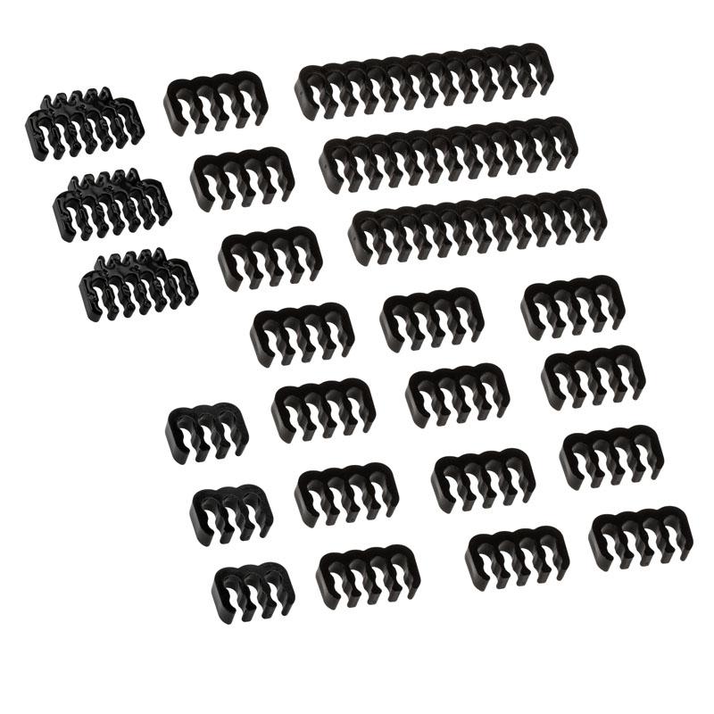 Kit di prolunga cavo intrecciato Core Pro 12V-2x6 tipo 1 - Jet Black/Grigio canna di fucile