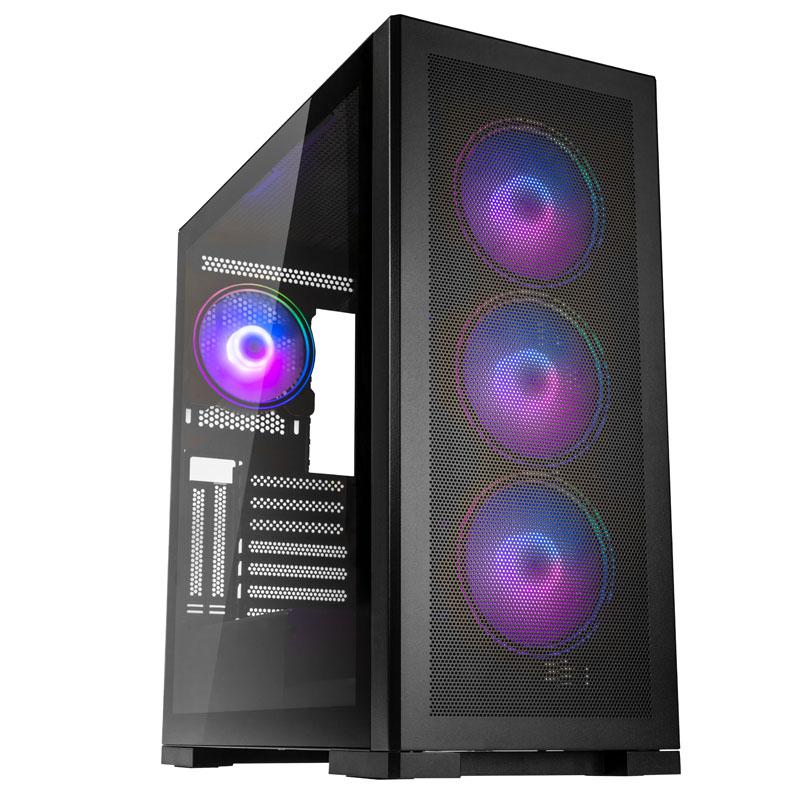Kolink Unity Meshbay ARGB Midi Tower Case - Black