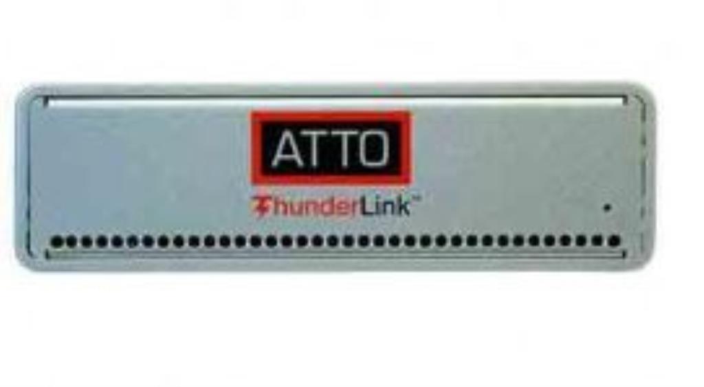 ThunderLink 2x 40Gb Thunderbolt 3 to 2x 16Gb Fibre Channel inc. Optical SFP LC