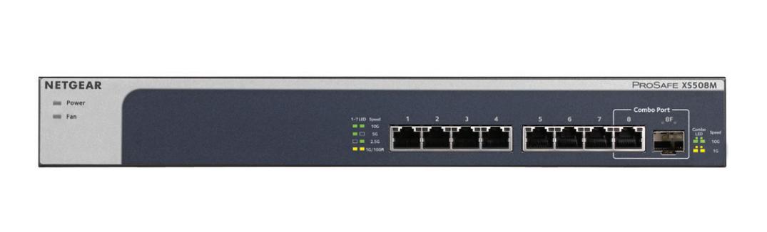 SWITCH 8P 10GBIT/MULTI-GIGABIT ETHERNET UNMANAGED CON 1P SFP