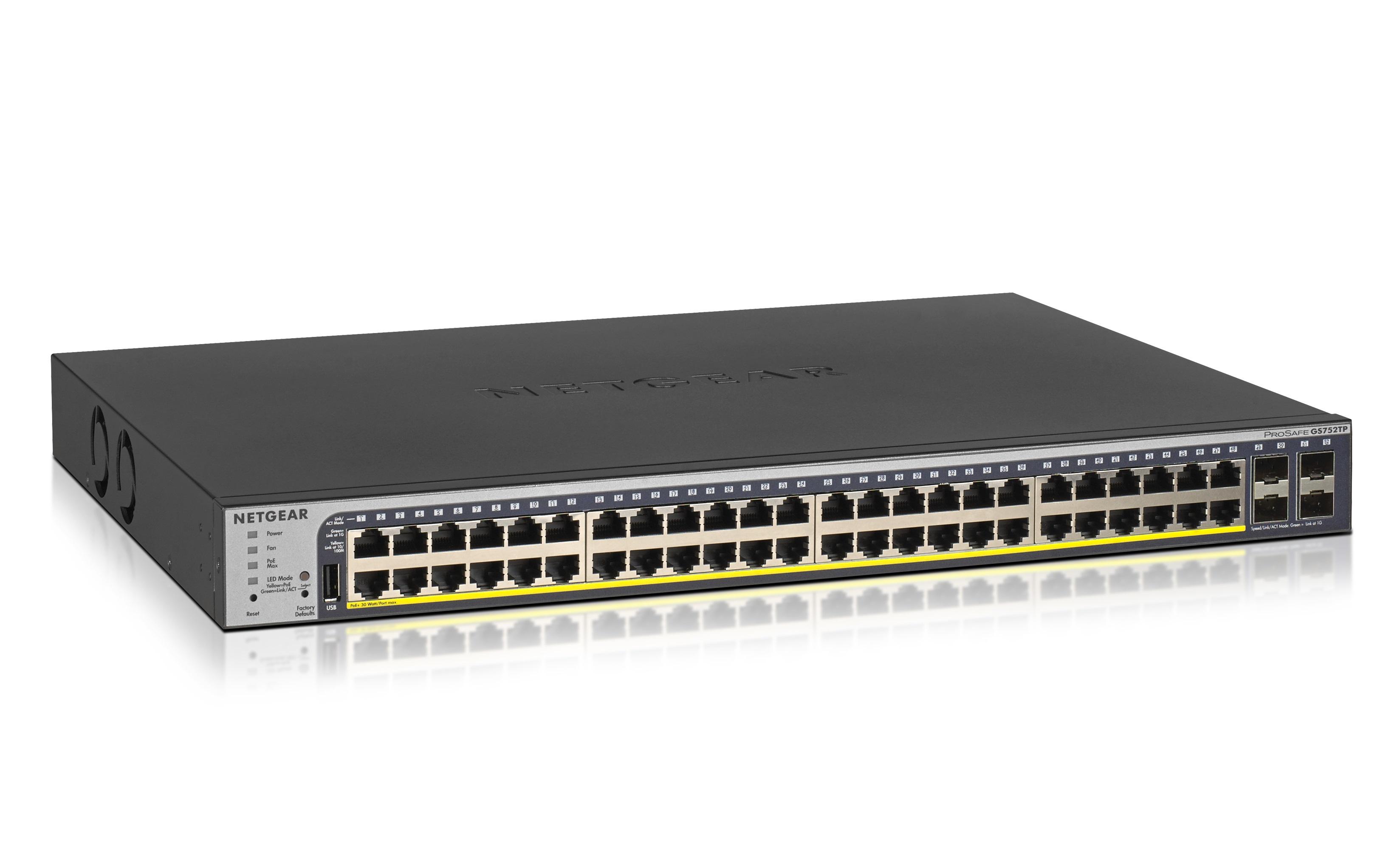 SWITCH 48 GIGABIT 384W 4SFP