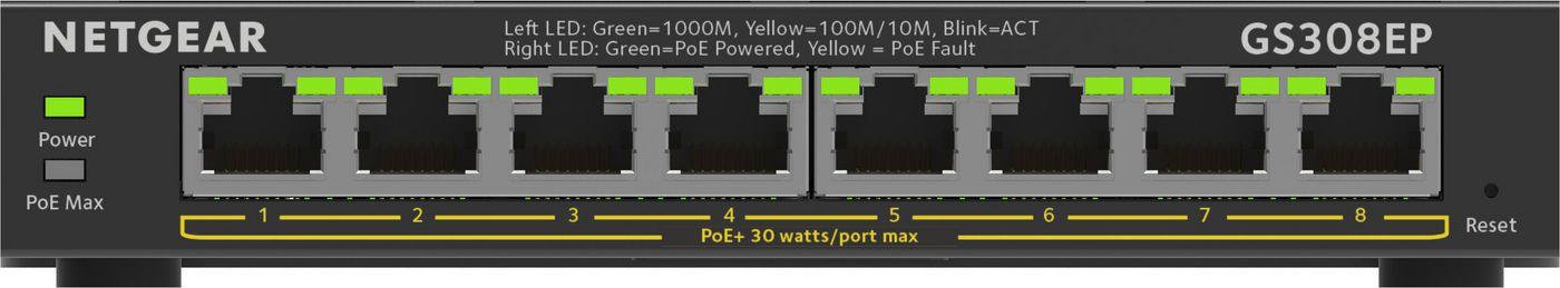 SWITCH ETHERNET 8 PORTE POE