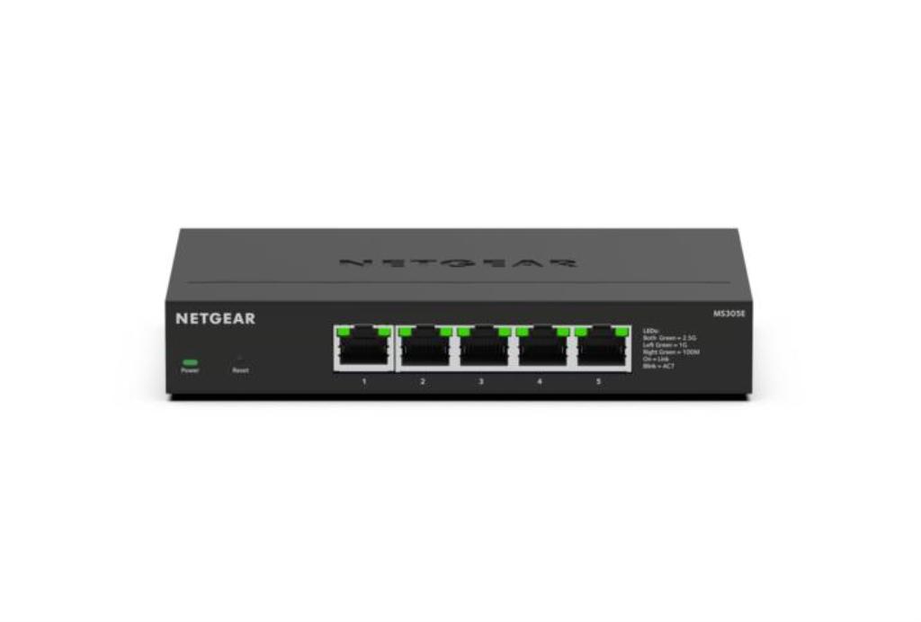 NETGEAR MS305E Non gestito 2.5G Ethernet (100/1000/2500) Nero