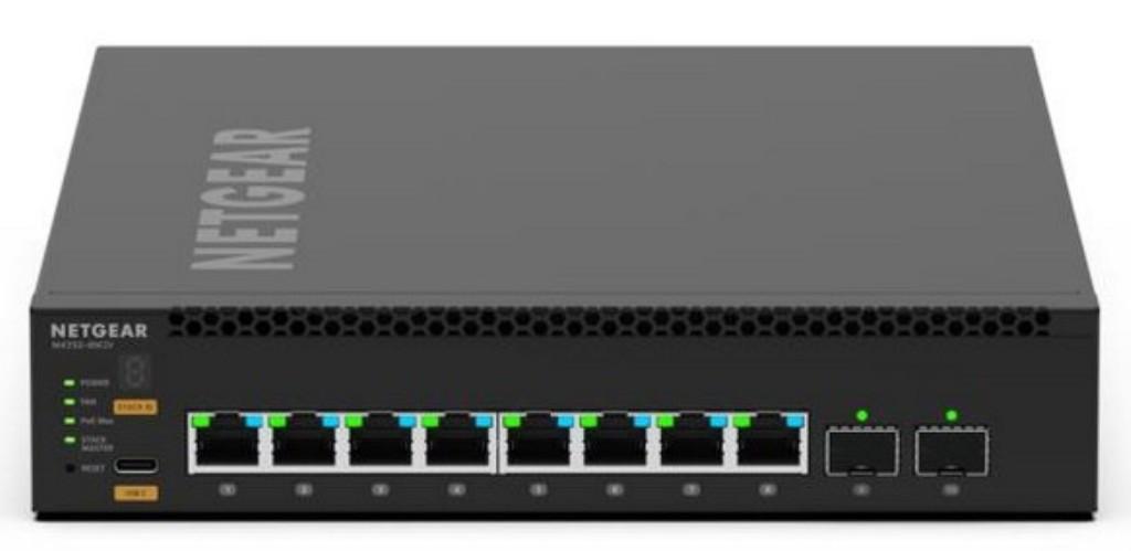 NETGEAR MSM4310 Gestito L3 2.5G Ethernet (100/1000/2500) Supporto Power over Ethernet (PoE) 1U Nero