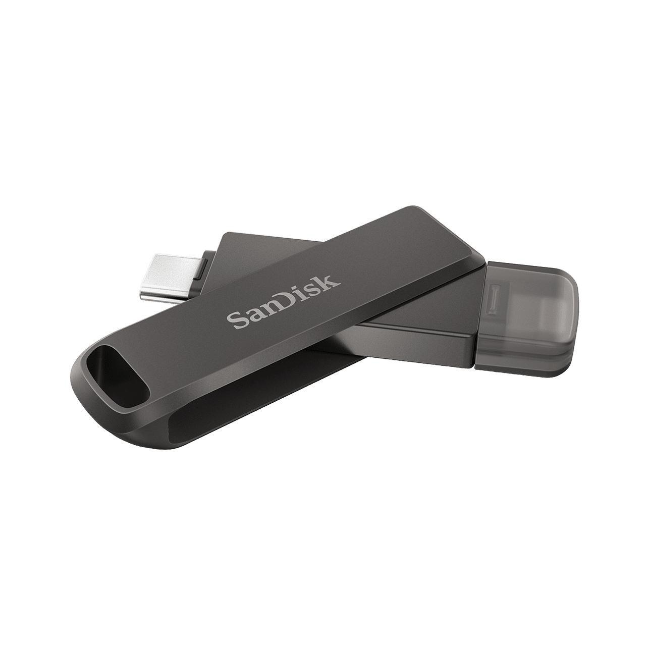 Sandisk Ixpand Luxe USB -C Memoria e Lightning 256GB - colore nero (Pendrive)