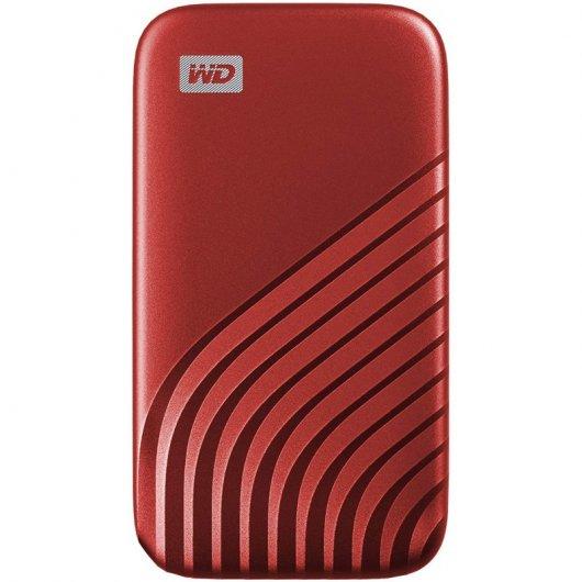 SSD esterno rigido WD My Passport Hard Desk 1TB USB-C - colore rosso