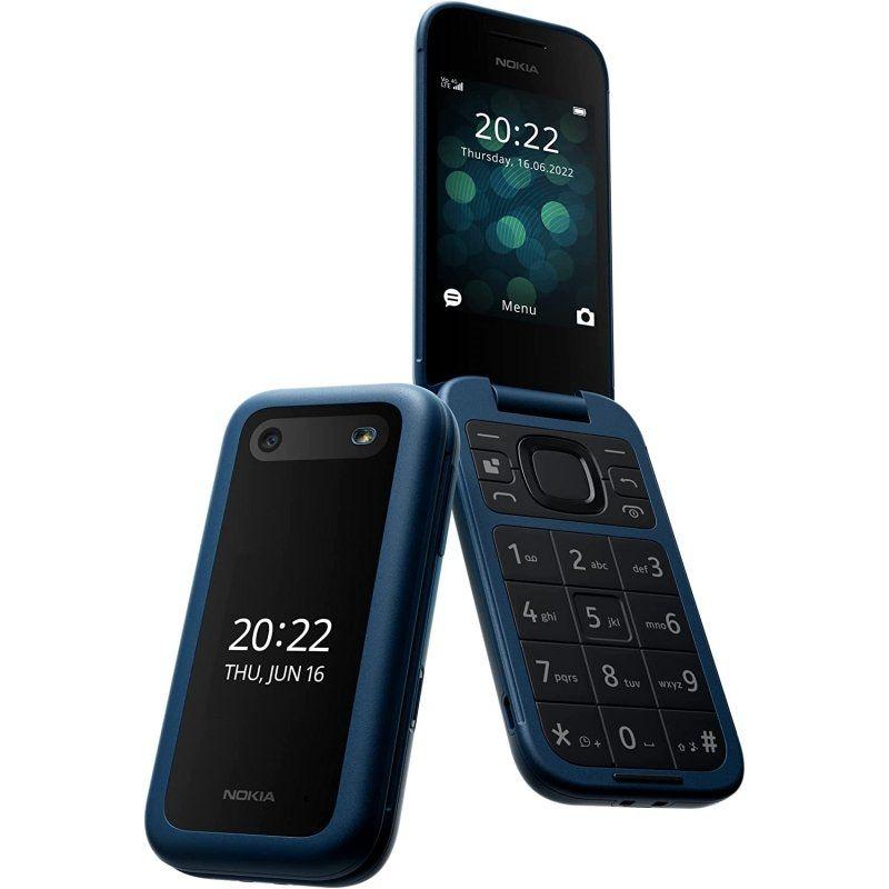 HMD Nokia 2660 Flip 7,11 cm [2.8] 123 g Blu Telefono cellulare basico (Nokia 2660 - bl? - funktionstelefon -)