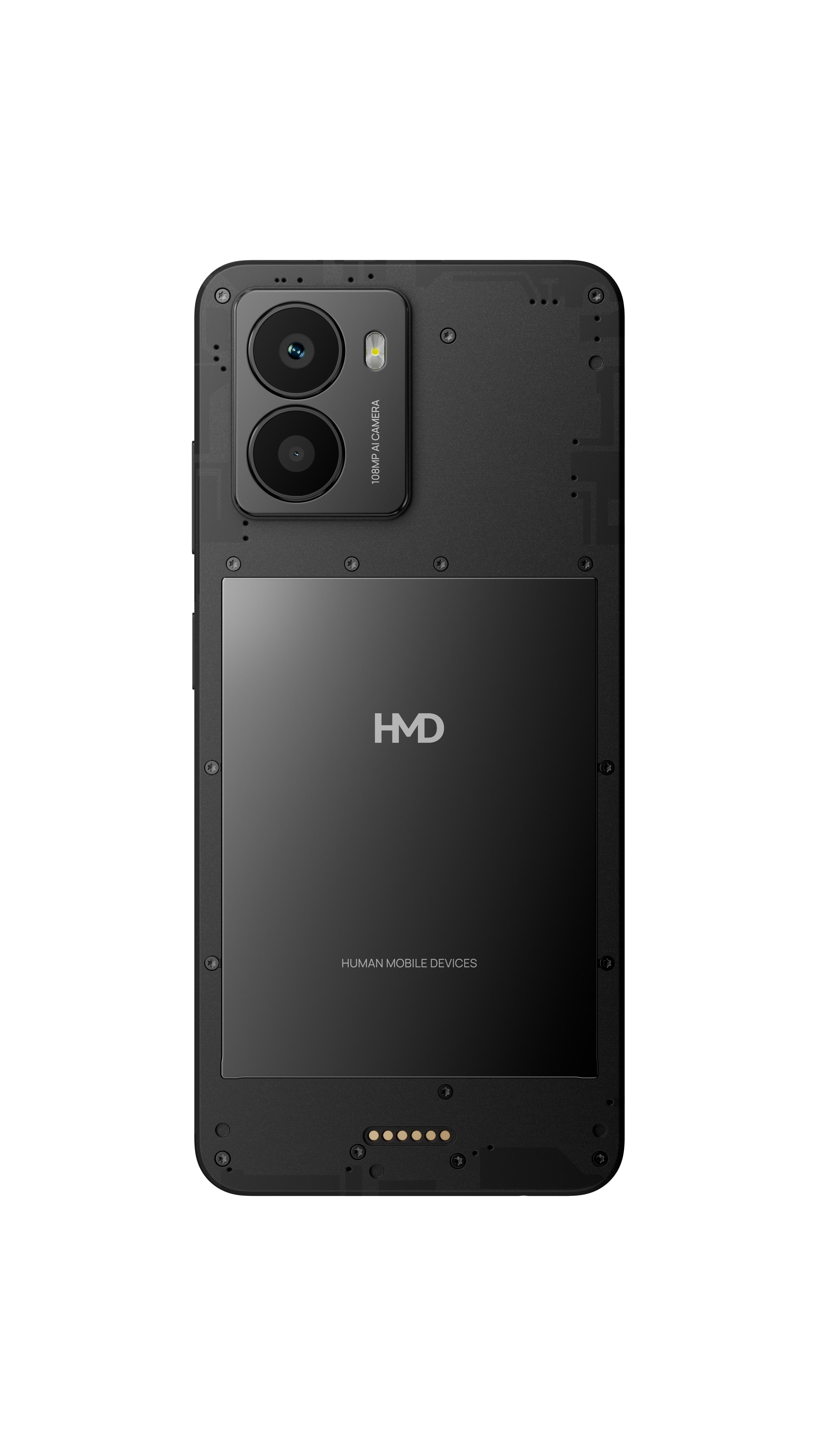 HMD FUSION X1 DS TA-1672 6/128 FLASHY 16,7 cm (6.56") 202,5 g Nero Telefono con fotocamera