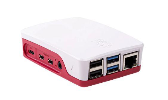 Custodia Pi Pi 4 Rosso Bianco